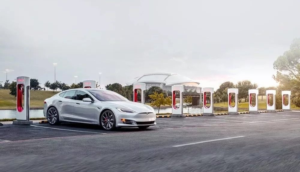 Tesla Supercharger Station in China