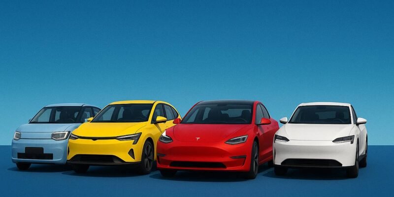 meistverkaufte Elektroautos in China