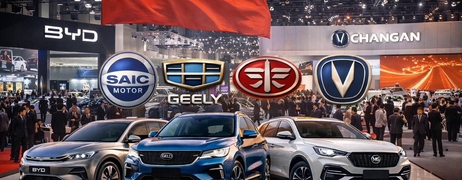 Die größten chinesischen Autohersteller