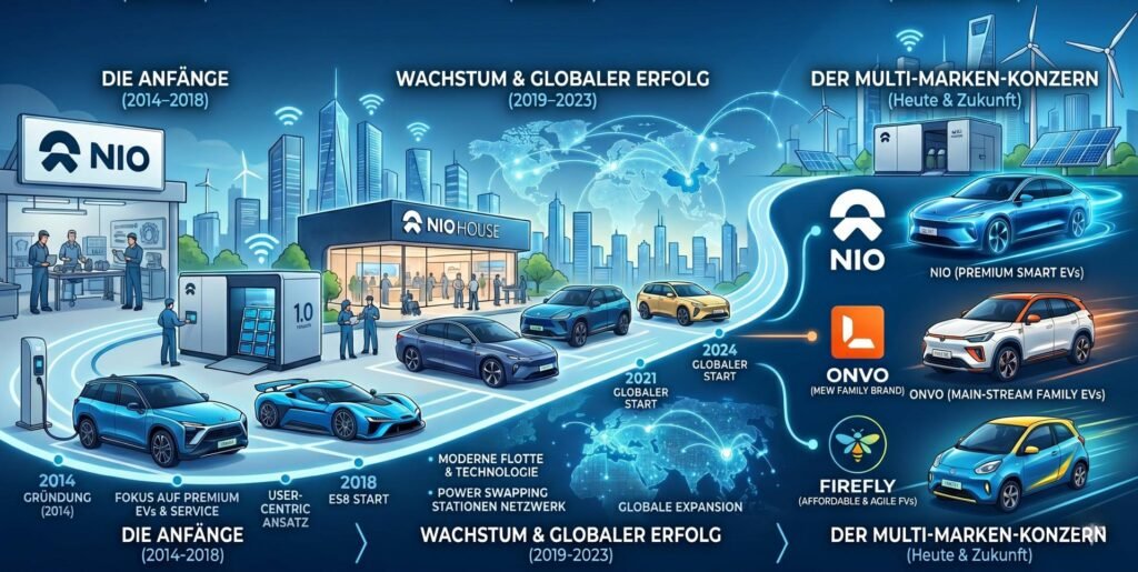 NIO: Vom Elektroauto-Startup zum Drei-Marken-Konzern 1 NIO vom Elektroauto-Startup zum Drei-Marken-Konzern